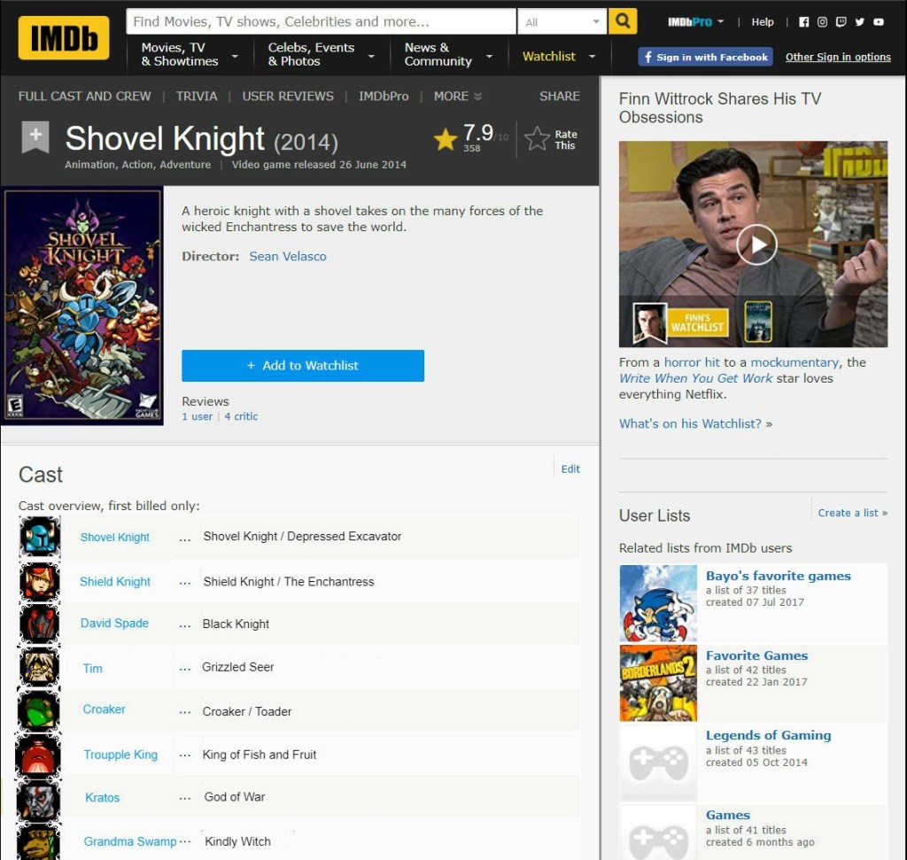 Unearthing Shovel Knight