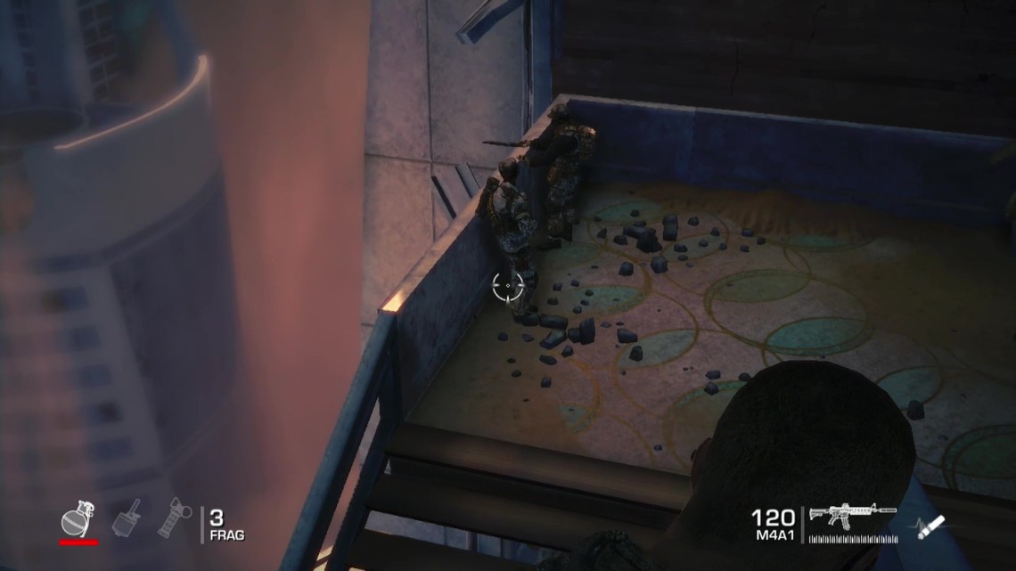 Walker eavesdropping on 33rd soldiers